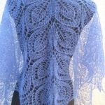 Chusta niebieska mgiełka - 