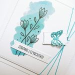 Kartka handmade z motylem powrotu do zdrowia  - Kartka ze wsparciem w chorobie