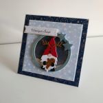 Kartka świąteczna Boże Narodzenie skrzat z pierniczkiem - Kartka świąteczna Boże Narodzenie skrzat z pierniczkiem