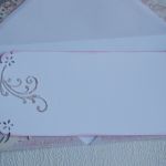 I Komunia św. -kartka 'perłowo pastelowo' - 