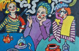 Obraz do salonu divy plotka w trzech aktach