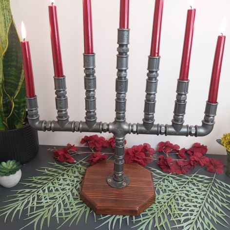 Świecznik Loftowy 7-punktowy F007_1-W2 Loft