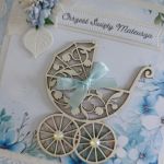 Personalizowana kartka na Pamiątkę Chrzetu Świętego - Personalizowana kartka na Pamiątkę Chrzetu Świętego