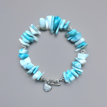 Luksusowa bransoletka Larimar Dominikana - Luksusowa bransoletka z Larimaru