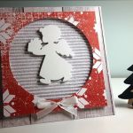 Kartka świąteczna Boże Narodzenie handamde - Kartka Boże Narodzenie handamde pudrowy kącik