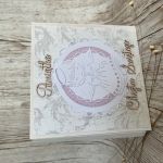 Kartka scrapbooking Aniołek Chrzciny, Chrzest - 