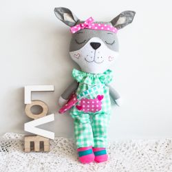 Wilczek Monia - 41 cm zestaw ubranek