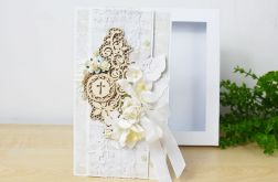 Pierwsza Komunia - Kartka ecru