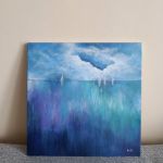 Morze-obraz akrylowy formatu 40/40 cm  - 