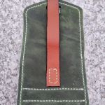 Portfel skórzany na karty - Rozłożony tył