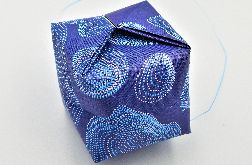 Bombka zawieszka kostka origami wzory