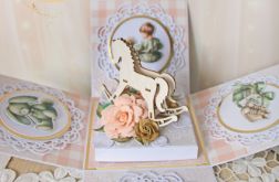 Exploding box chrzest "PeachBaby" GOTOWY