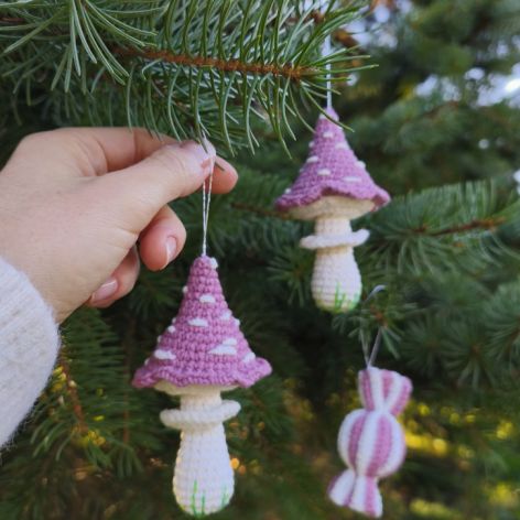 Ozdoby na choinkę, Zestaw ozdob świątecznych, Choinkowe zawieszki
