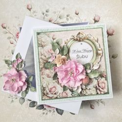 Kartka na ślub w pudełku/ślubna