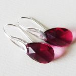 Rubinowe kolczyki  - 