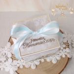 Exploding box komunijny kartka "ShadesOfBlue" - 