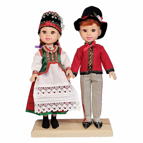 Lalki Ludowe w Strojach Kurpiowskich Kurpie