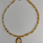 Naszyjnik Koń W Karneolu Korale Kamień - 