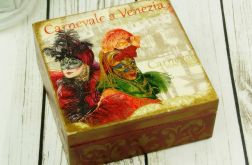 szkatułka- karnawał w Wenecji