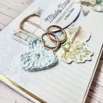 Ślubna błękitna kartka  - 