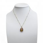 Naszyjnik "Golden Courage" - Odwaga i Pewność Siebie z Tygrysim Okiem - 