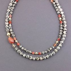 Naszyjnik podwójny.