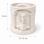 Świecznik gipsowy Wenus – minimalistyczna dekoracja do salonu - 