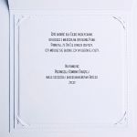 Wyjątkowa kartka na Komunię z wiankiem  - Kartka komunijna z personalizacją i życzeniami