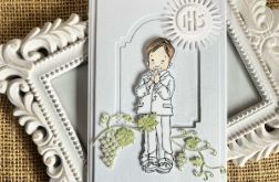 193,Kartka na komunię dla chłopca do koperty