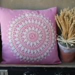 Shabby chic vel prowansja - poszewka - 