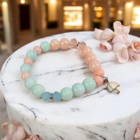 Bransoletka na gumce parasol