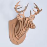 GŁOWA jelenia TROFEUM ozdoba 3D poroże M - 