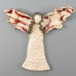 Aniołek ceramiczny - anioł wiszący