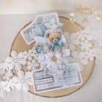 Kartka cyferka na roczek "Baby Bear" GOTOWA - 