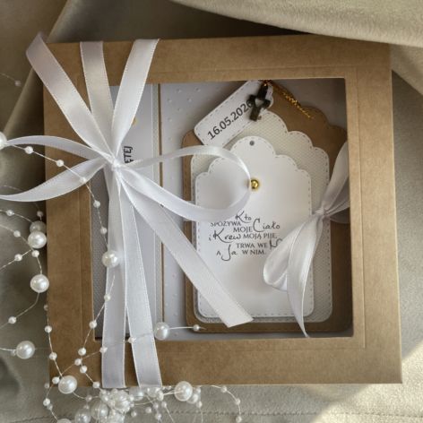 Kartka w pudełku! Komunia Święta! #4 