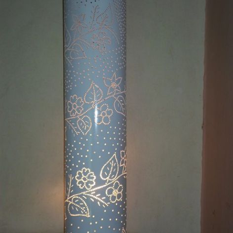 lampa  stołowa "Kwiaty"