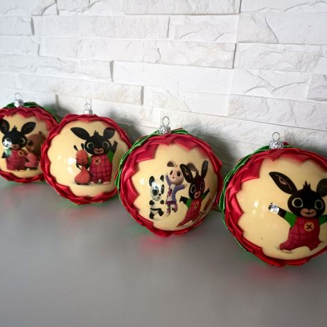 Zestaw bombek choinkowych dla dzieci BING