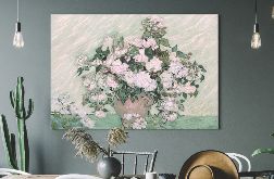 Vincent van Gogh - 100x70 cm Wazon z różami (1-0359)