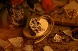 SOJOWA TABLICZKA DO SZAFY W KSZTAŁCIE SERCA WALENTYNKI