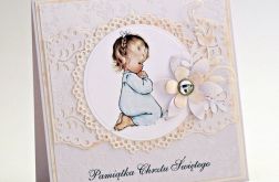 Pamiątka Chrztu Świętego - dla dziewczynki