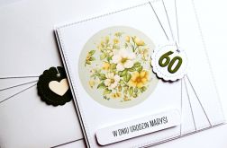 Elegancka ręcznie robiona kartka na urodziny