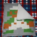 super Mario Luigi -kocyk - Pixel Art Patchwork - 