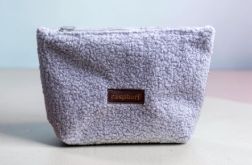 Szara kosmetyczka MAXI baranek