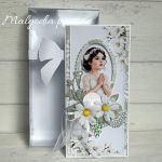 Kartka komunijna ręcznie robiona - 