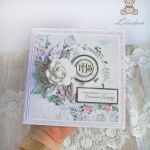 Kartka komunijna K4 "ElegancePink" GOTOWA - 