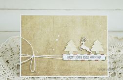 Kartka świąteczna z choinkami, 373