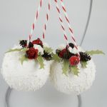 Oszronione bombki - komplet - 
