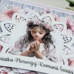 Kartka na pamiątkę: Pierwsza Komunia Święta - kartka handmade