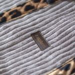 Pudrowa shopperka z grubego sztruksu I - 