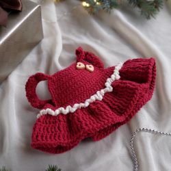 Jelonek w sukience, Prezent dla dziewczynki, Maskotka na prezent